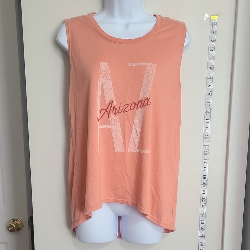 Coral‎ Tank Muscle Tee Asyml Sleeveless